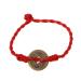 Xuebai Chinese Feng Shui Wealth Lucky Copper Coins Pendant Red String Bracelets Red String Bracelets A#