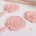FOMIYES Portable Flower Shaped Hand Mirror 2pcs - Compact Decorative Mirrors for Makeup on the Go - Buy Online on GoSupps.com