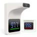 GEKKA Wall Mounted Infrared Forehead Thermometer for Adults, Non Contact Digital Wall Thermometer with LCD Display Fever Alarm Accurate Instant Reading for Offices, Schools, Factories White