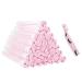 20 Pcs Pink wands + 1 pink hair tie Disposable Mascara Brushes Diamond Eyelash Spoolies Makeup Brush Mascara Wand in Sanitary Tube Lash Supplies 20 Pcs Baby Pink