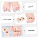 2 Pairs Toe Separator & Protector Set | Multipurpose Fiber Tool for Toe Separation, Bunion Cover & Hammer Toe | Reusable Toe Spacers | 3.6x3.5cm - Buy Online on GoSupps.com