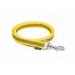 Mystique Rubberized Leash 20mm with Hand Loop Standard Carabiner yellow 3m 3m Yellow