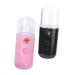 Beavorty Cleanser 2pcs Spray Hydrating Apparatus portable face steamer mini humidifier steamer for face Cool handheld 10.5x3.5cm Black