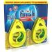 Finish W4B Dishwasher Air Freshener - Lemon and Lime - 2 x 60 Washes - Buy Online on GoSupps.com