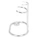 Modern Silver Razor Holder | Hygienic & Practical Design for Safety Razors - Ideal for Your Bathroom - Buy Online on GoSupps.com