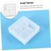 Operitacx 3pcs Box Pot Mold Silicone Molds Gypsum Resin Pot Pot Making Mold Epoxy Resin Crystal Whitex3pcs 10.6X10.6X3.3CMx3pcs - Buy Online on GoSupps.com