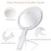 Gotofine Double Sided Makeup Mirror, 1x - 7X Magnification, Adjustable Stand, Clear (7X) - Buy Online on GoSupps.com