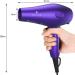 Wazor Lightweight Hair Dryer with Diffuser - Negative Ionic 1875W Professional Blow Dryer 2 Speed 3 Heat Settings Cool Shot - Purple 3 Piece Set - International Shipping Available - Buy Online on GoSupps.com