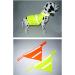 Custom Reflective Pet Bandana - Personalised Green Dog Bandana with Text & Logo - Muka S/S - Buy Online on GoSupps.com