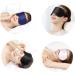 Tim & Tina 100% Silk Sleep Mask 2 Pack - Super Soft Adjustable Blindfold for Sleeping, Travel, Yoga - Black - Buy Online on GoSupps.com