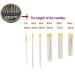 Light Brown 30pcs Hair Extension Clips & Needles Set Stainless Steel Snap Clips for Wigs, Extensions & Hairpieces with Thread Rolls - Buy Online on GoSupps.com