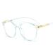 KDOQ Polygonal Anti Blue Light Blocking Glasses for Women and Men Computer Game Spectacle Glasses Blue