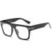 Jurchio Unisex Vintage Space Glasses | Classic Frames for Men & Women | Clear Blue Light Filter Glasses with Case - Buy Online on GoSupps.com