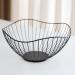 Friut Bowl 3-Tier Fruit Basket Holder Decorative Fruit Bowl Stand for Countertop Kitchen Home Fruit Plate (Color : Black2)