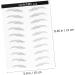 Beavorty 6 Sheets Pairs Beauty Eyebrow Stickers Eyebrow Transfer Simulation Eyebrow Hair 6d Makeup Tools - Buy Online on GoSupps.com