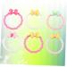 Bestonzon 6-Pack Colorful Children's Bracelets | Candy-Colored Kids' Arm Loop Accessories & Toy Jewelry - Buy Online on GoSupps.com
