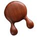 PartyKindom Outil de Massage Nez en Bois de Santal Masseur Facial Gua Sha Portable Outil de R flexologie Massage Visage -D tente Utilisation Domicile