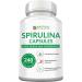 Spirulina Capsules 3000mg - 40 Servings Of Organic Spirulina Capsules - Rich in Protein Antioxidants & Vitamins - 240 Organic Espirulina Powder - Supports Immune & Cardiovascular Health 240 Count (Pack of 1) - Buy Online on GoSupps.com