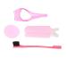 Pink Hair Dressing Curler & Face Cleaning Brush Set - Women s Beauty Essentials | Eyebrow & Eyelash Assistant - Buy Online on GoSupps.com