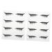 Balacoo 8 pairs Eyeshadow Shiny Long with Reusable Self-adhesive Face Make Lash Waterproof Makeup Liners 4x1.5cmx2pcs Bluex2pcs