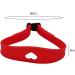 Sharplace Hair Trimming Guide Curved Silicone Haircut Band Reusable DIY Trimming Neck Hair Guide Red - Buy Online on GoSupps.com