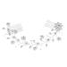 Lurrose Wedding Hair Comb Rhinestone Crystal Pearl Bridal Hair Vine Clip Headband Headpiece Hair Accessories for Women