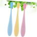 Minkissy 18-Part Infant Toothbrush Set | Soft Fur Children's Cleaning Brushes & Travel Tongue Scraper in Earth Colors - Buy Online on GoSupps.com