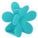 Hair Clip Hair Accessories Double Lock Tooth Design Flower Hair Clip Big Non Slip Matte Cute Women Girls Hair Accessories for Thick Normal Thin Hair(Peacock blue)