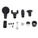 Muscle massage head set silicone parts connecting rod piston connecting rod massager pistol attachment for home gift