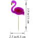 60 Pieces Tropical Cupcake Toppers 3D Flamingo and Pineapple Cupcake Toppers Hawaiian Themed Cake Toppers Picks for Birthday Parties Cake - Buy Online on GoSupps.com