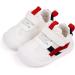 MK MATT KEELY Baby First Walking Shoes - Toddler Anti-Slip PU Leather Sneakers | Red, 4 UK Child - Buy Online on GoSupps.com