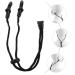 CLISPEED 3pcs Earrings & Mask Hook Ear Holder - Adjustable Plastic Rope Stand for Comfort & Versatility - International Shipping Available - Buy Online on GoSupps.com