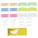 NOLITOY 1set Eyelash Mat Suit Lolita Accessories Nail Display Stand Eyelashes Grafting Eyelash Shield Pad Eyelash Tool Plush Pencil Bag Lash Lift Brush Extend Plastic Curly