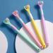 Three-Sided Soft Hair Toothbrush for Adults & Children - Effective Manual Design for Deep Cleaning Teeth & Gums - Random Color - Buy Online on GoSupps.com