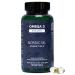 Omega 3 100 Capsules 1220mg | DHA & EPA Omega 3 Fatty Acids High Bioavailability | Highly Dosed Natural Omega 3 Fish Oil for Cognitive and Cardiovascular Support | Nordic Oil