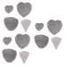 FRCOLOR 12 pcs Dry puff setting powder puff compact puff Foundation Powder Puff blending sponges for makeup face sponge Cotton Makeup Puff pure cotton baby water drop Crystal cotton