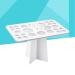 Minkissy Makeup Brush Drying Rack - 26 Holes Foldable Holder & Dryer Stand (White) | International Shipping Available - Buy Online on GoSupps.com