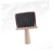 Minkissy 1pc Brown Barber Brush - Hair Salon Shaving Brush for Hair Cleaning & Styling | International Shipping Available - Buy Online on GoSupps.com