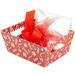 Christmas Pre-filled Hamper Baskets Set with Handles (Red Candy Cane Single) Single Red Candy Cane - Buy Online on GoSupps.com