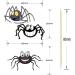 Halloween Happy Spiders Cupcakes Toppers Party Food Decorations Sticks Picks (24 Pack) - Buy Online on GoSupps.com
