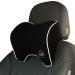 Auto neck pillow for driving car seats headrest pillow car neck pillow neck support and resting pillows for driving travel car seat headrest pillow for sleeping with memory foam - black