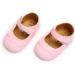 MASOCIO Baby Girl Mary Jane Shoes | Anti-Slip First Walking Shoes 12-18 Months Pink - Buy Online on GoSupps.com