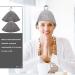 Uonlytech Russian Sauna Hat Set - 3Pcs Felt Bath Hats for Hair Absorption - Unisex Grey Beanie - Buy Online on GoSupps.com
