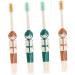 Angoily 8-Pack Children's Toothbrushes - Brightening Travel Toothbrush for Toddlers & Kids with Rubber Protection - Buy Online on GoSupps.com