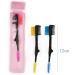 2 In 1 Brow Brush And Eyelash Comb Foldable Lash Defining Comb Double Head Eyelash Brush Pink  - Buy Online on GoSupps.com