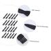 Buy Hemoton 100pcs Razor Brush Set - Electric Razor Cleaning Tool for Shavers | International Shipping Available - Buy Online on GoSupps.com