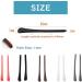 8 Pairs Anti-Slip Silicone Eyeglass End Tips for Thin Metal Legs - Black - Buy Online on GoSupps.com
