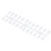 240 PCS False Nail Tips - Clear Acrylic Gel Polish Tips for Manicure Display Card - Best for Nail Art and DIY Designs - Buy Online on GoSupps.com