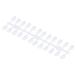 Fold Without Trace Manicure Color Card Nail Color Card Smooth Surface Waterproof And Lightweight for Home Beauty Salon Transparent color