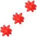 Lurrose 3st star fitness ball massage roller electric tools pilates ball massage balls fascia ball keep muscle fitness ball planeted fitness massage ball ice hockey handy pebbles 8x8cmx3pcs redx3stk